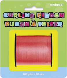 Curling Ribbon Red 91.4m