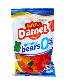 Damel Sugar Free Gummy Bears 100g