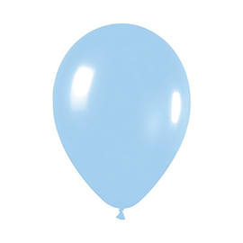 Five Star Balloons Matte Pastel Blue 12Cm 20/Pk