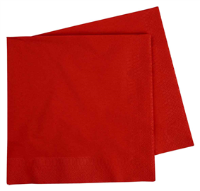 Five Star Napkins Dinner 2Ply Apple Red 40/ Pack