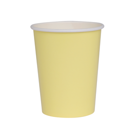 Five Star Paper Cup Pastel Yellow 260ML 20/ Pack