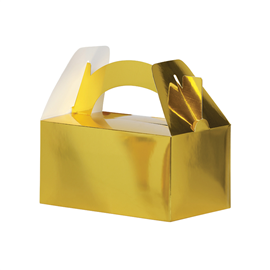 Five Star Paper Lunch Box Metallic Gold 5/ Pk