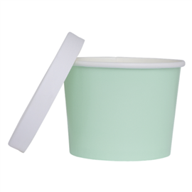 Five Star Paper Luxe Tub W/ Lid Mint Green 5/PK
