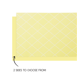 Five Star Paper Table Runner Reversible Pastel Yellow 