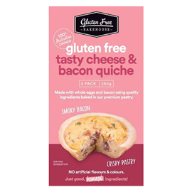 Gluten Free Bakehouse Cheese & Bacon Quiche 2/PK
