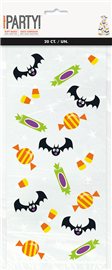 Halloween Cello Bags Bats & Lollies 20 Pack