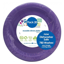 Lavender Round Dinner Plate 20/PK 