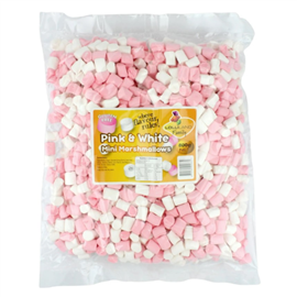 Lolliland Mini Marshmallow Pink & White 800G