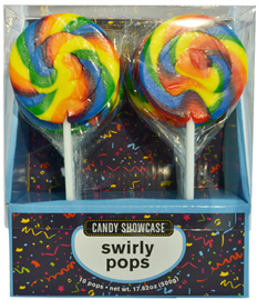 Lolliland Swirly Pop Rainbow 10/ Carton