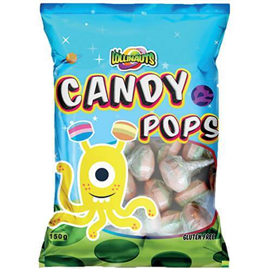 Lollinauts Candy Pops 150G