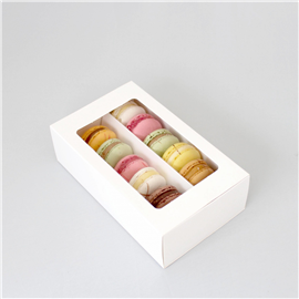 Loyal Macaron Box Holds 12 7x4x2inch