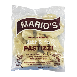 Mario's Pastizzi Beef & Peas 500g
