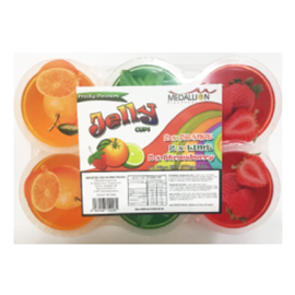Medallion Jelly Cups  6/ Pack