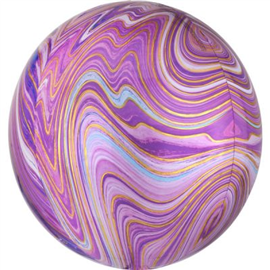 Orbz Purple Marblez Uninflated