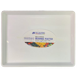 PLATTER RECTANGLE WHITE LARGE ALPEN 376517