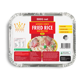 Rice King Fried Rice With BBQ Pork 500g