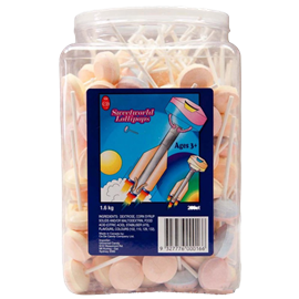 Sweetworld Lollipops 1.6kg 200/ Jar