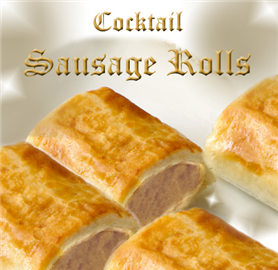 The Pie Factory Cocktail Sausage Rolls 24/PK