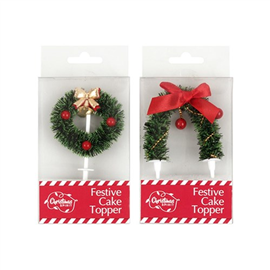 XMAS CAKE TOPPER 68763