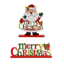 XMAS DECORATION SIGN STANDING 71060