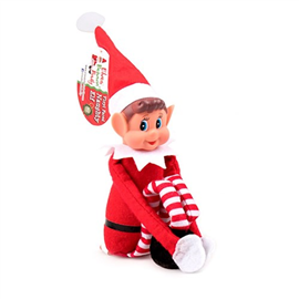 Xmas Naughty Elf Boy 38Cm