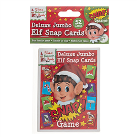 XMAS NAUGHTY ELF SNAP CARDS 52PK