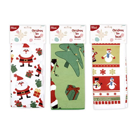 XMAS TEA TOWEL 38X63CM 71280