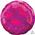 BALLOON FOIL 18 ROUND IRIDESCENT MAGENTA FOIL UNINFLATED