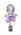Balloon Arrangement 70Th Birthday Girl Tall Topiary With Printed Balloon 145