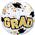 Balloon Bubble 22 Congrats Grad  Uninflated