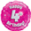 Balloon Foil 18 4th Hb Pink Holo 210464 Uninflated