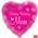 Balloon Foil 18 HBday Mum Pink Uninflated  210719
