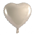 Balloon Foil 18 Heart Champagne Uninflated