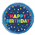 Balloon Foil 18 Peppy Happy Bday Uninflated