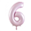 Balloon Foil 34 Matt Pastel Pink 6 Uninflated 