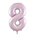 Balloon Foil 34 Matte Pastel Pink 8 Uninflated