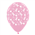 Balloons Printed Pink Ribbon Fashion Pink 6pk