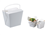Castaway Food Pail 16oz White With Handle 25 Pack