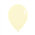 Five Star Balloons Matte Pastel Yellow 12Cm 20Pk
