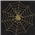 Halloween Blk  Gold Spider Bev Napkin 16pk