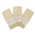 Linen Cutlery Bag With Lace 3pk