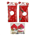 XMAS CHAIR COVER BASIC PRINT 58X49CM 71043