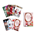 XMAS NAUGHTY ELVES CARDS 6PK 101X152MM 64526