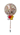 Balloon Arrangement 90cm Latex Confetti With Topiary #178