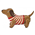 Balloon Foil Standing Airz Dachshund 211220