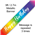 Banner Foil Birthday Rainbow 2.7M