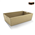 CATER BOX ONLY RECTANGLE MEDIUM BROWN 50/CTN