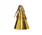 Five Star Party Hat With Tassel Topper Metallic Gold 10/ Pack