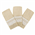 Linen Cutlery Bag With Lace 3/pk